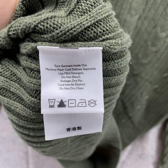 Eddie Bauer Sweater Men's Extra Large Tall Adult Green Long Sleeve Outdoors - Picture 12 of 15